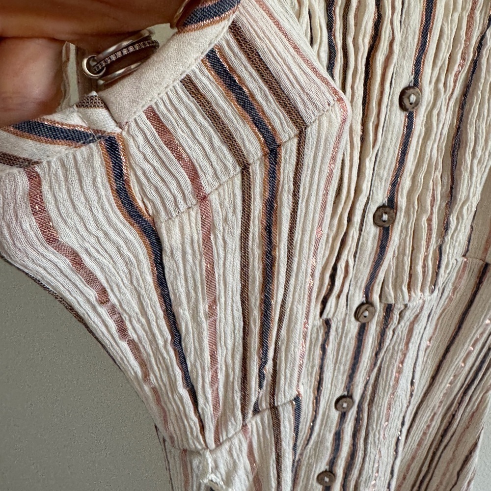 Veronica Beard Cotton Striped Maxi Dress XS - Picture 4 of 11